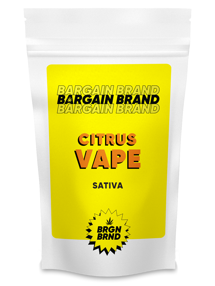 Bargain Brand Citrus Vape - citrus-flavored sativa cannabis vape cartridge